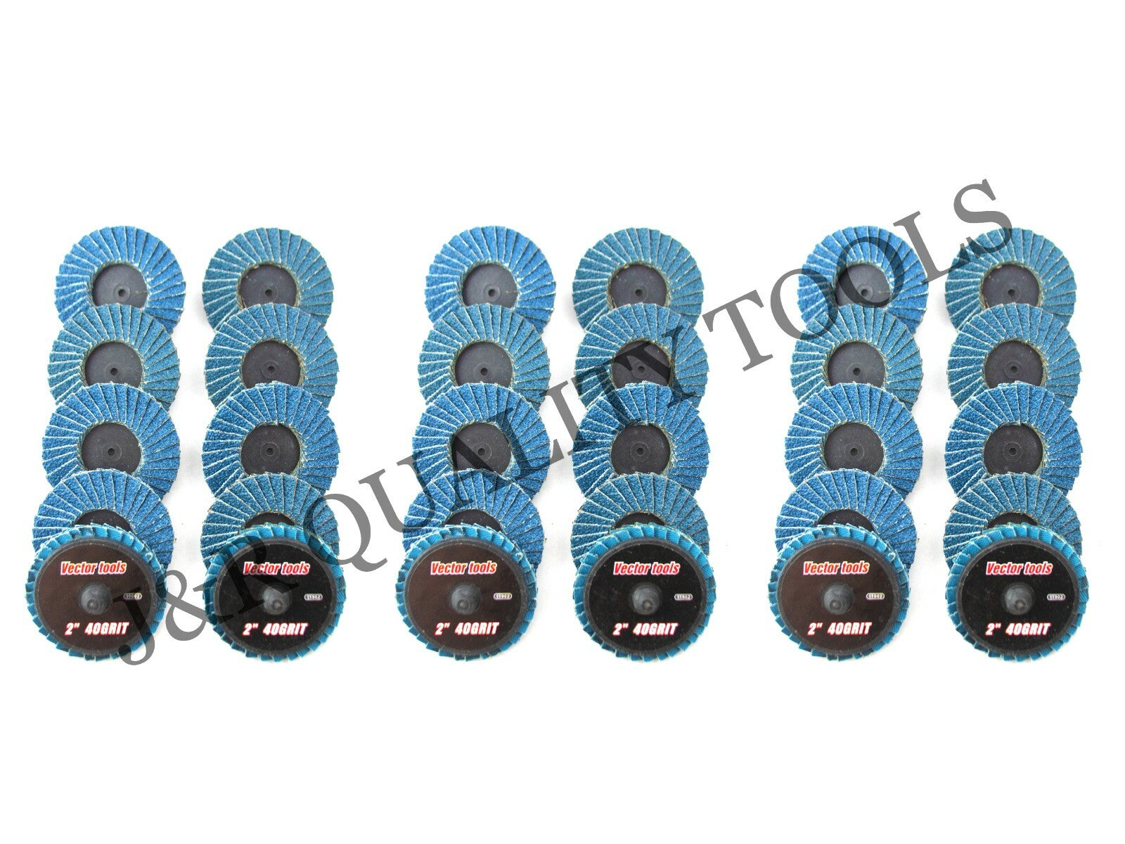 50pk 2" Assorted Flap Sanding Disc Wheels
