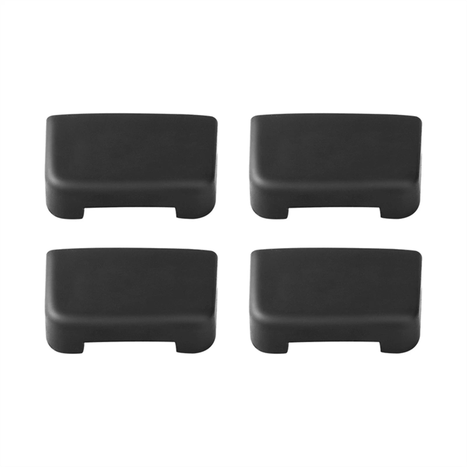 Rear Seat Slide Rail Protection Anti-kick Plug Rubber Cover For Tesla