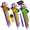 29 Piece Allen-Wrench Hex Torx Key Set Long Arm Ball End Metric Sae