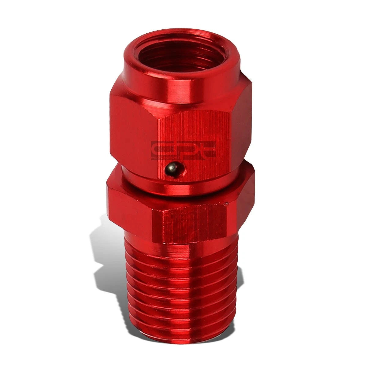 4-an Female Flare To 1/4" Npt Male Red Aluminum | Built Supply Co