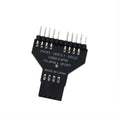 Mainboard Usb 2.0 9pin Female 1 To 2 Male Extension Adapter Usb Hub