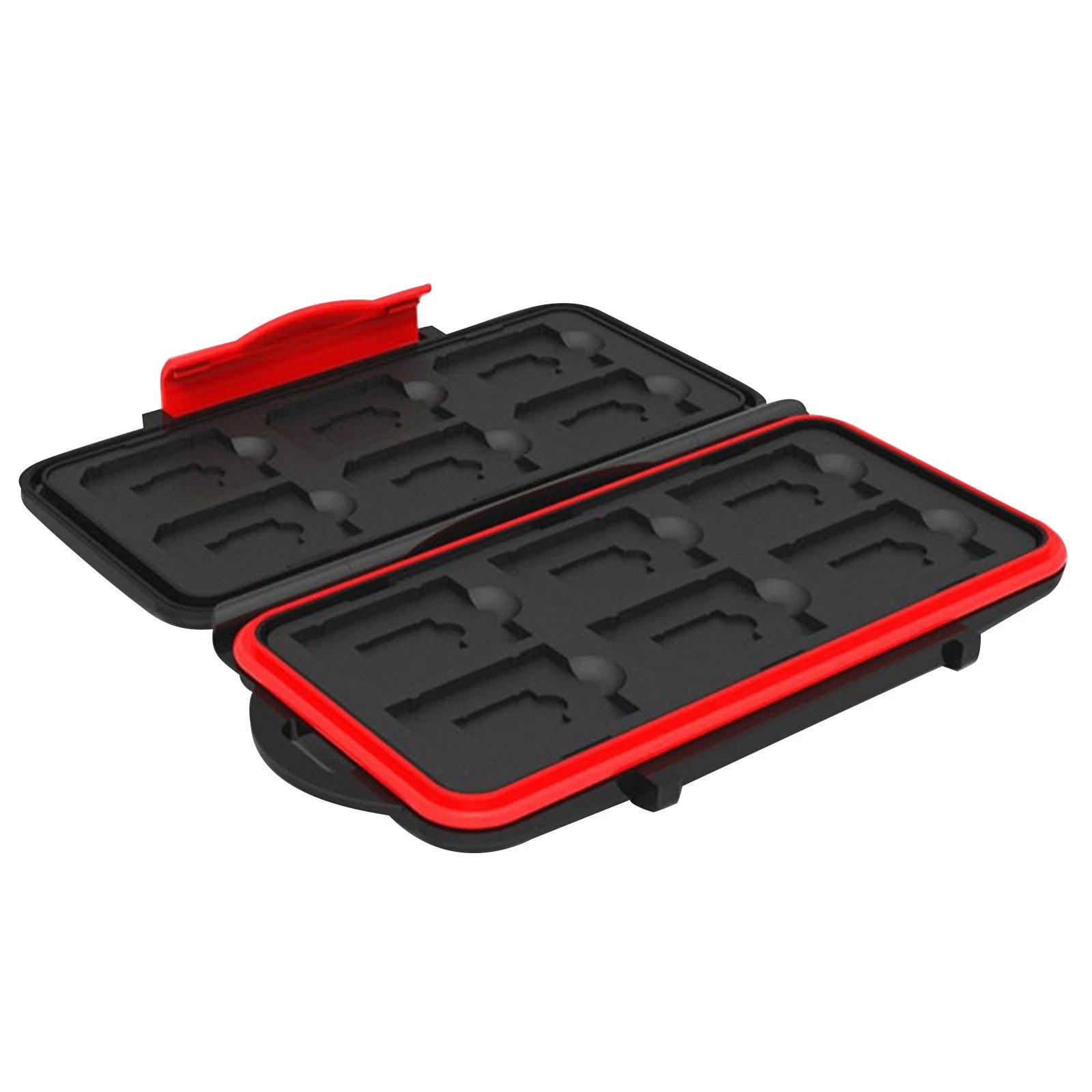 Memory Card Case Holder Storage Fits 12 Sd+12 Micro Sd Tf Cards Water