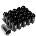 J2 7075 Forged Aluminum M12x1.25 5cm Spline Drive Lug Nut W/ Adapter
