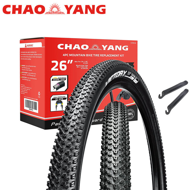 Chao YANG Mountain Bike Tire Replacement Kit Dual Compound 2C-MTB