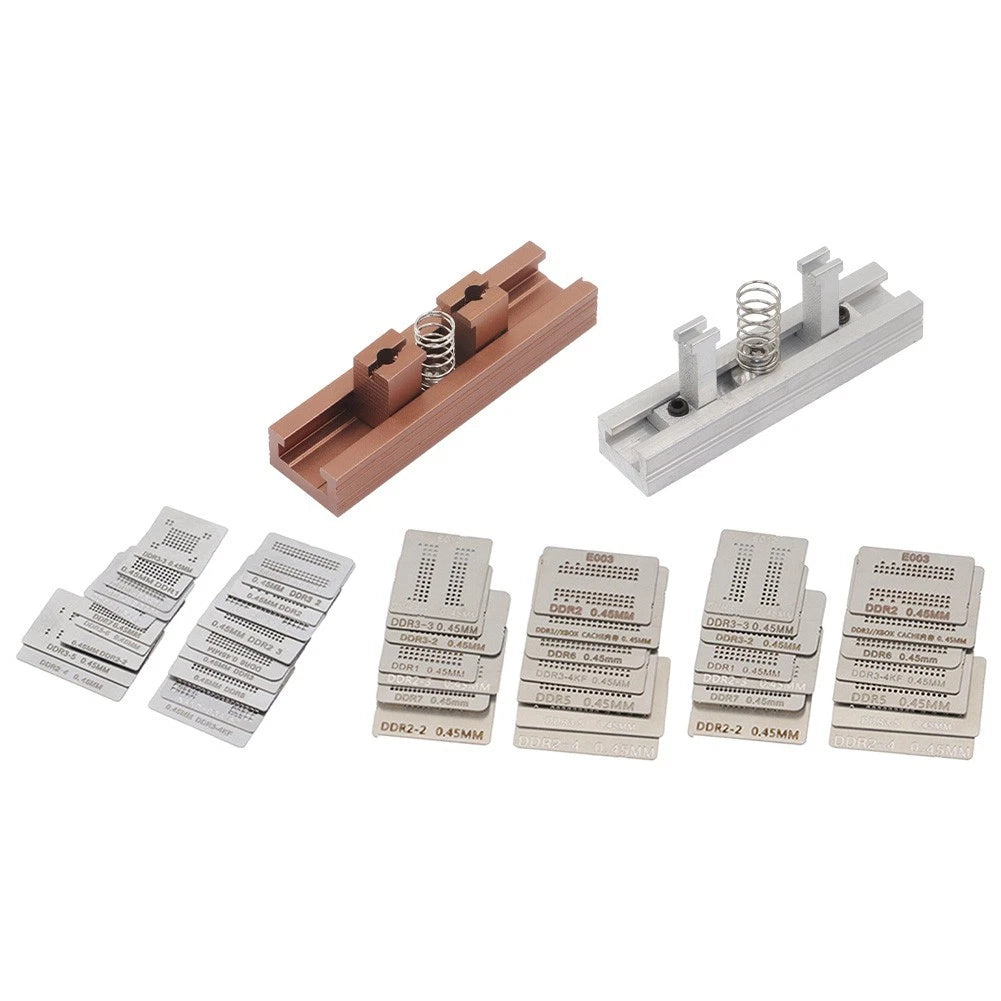 Reballing Stencil Set Designed For 0 45mm Solder Balls And Easy
