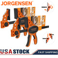 Jorgensen 2PC 6" One Hand Clamp/Spreader Sets 300 Lbs Clamping Force