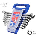 WORKPRO 7PCS Ratcheting Combination Wrench Sets Metric 8mm-17mm