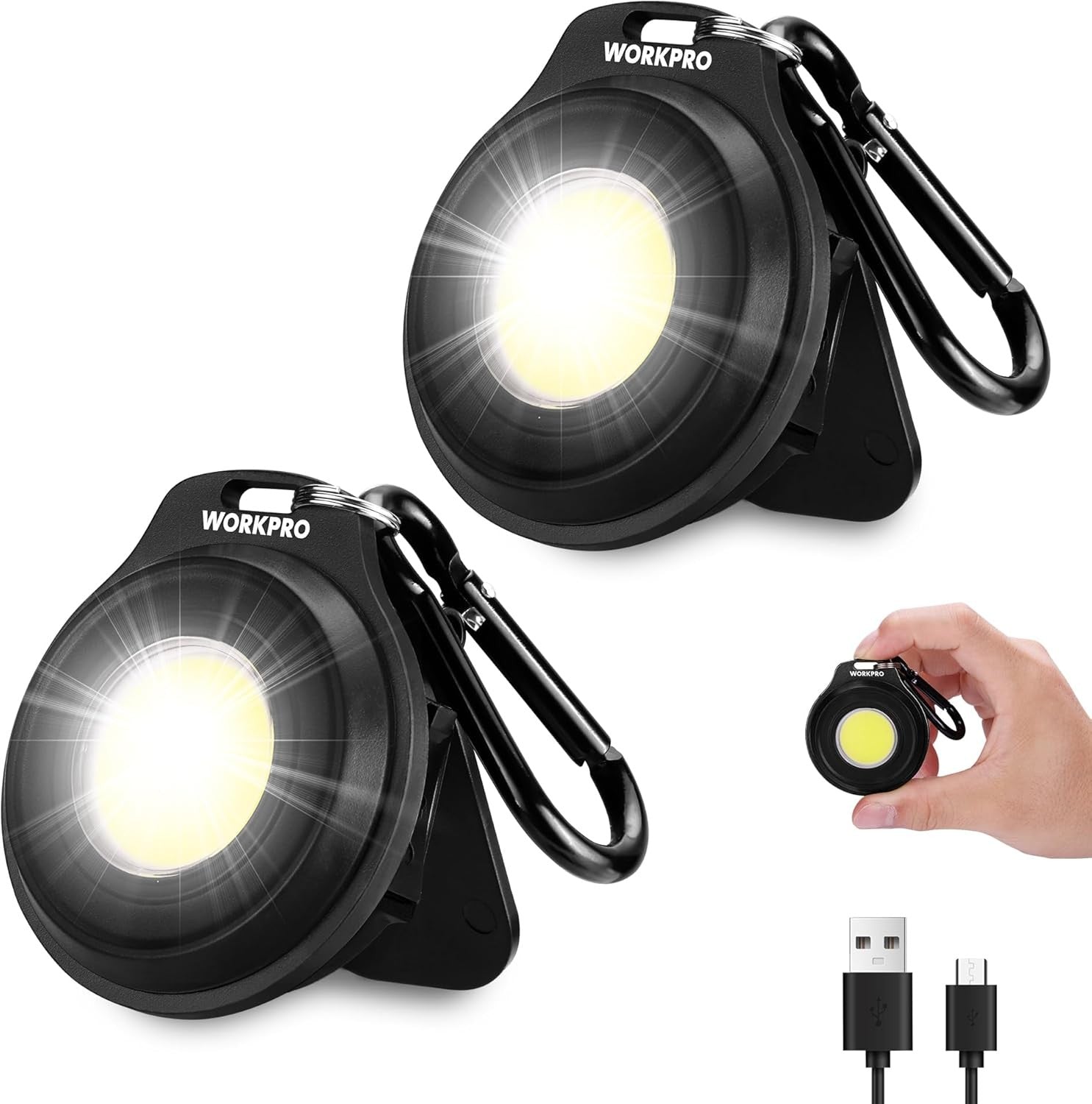 WORKPRO Magnetic Keychain Flashlight by WORKPRO