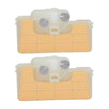 For Stihl 1127 120 1621 Air Filter 2 Pack New Replacement Set Ms290