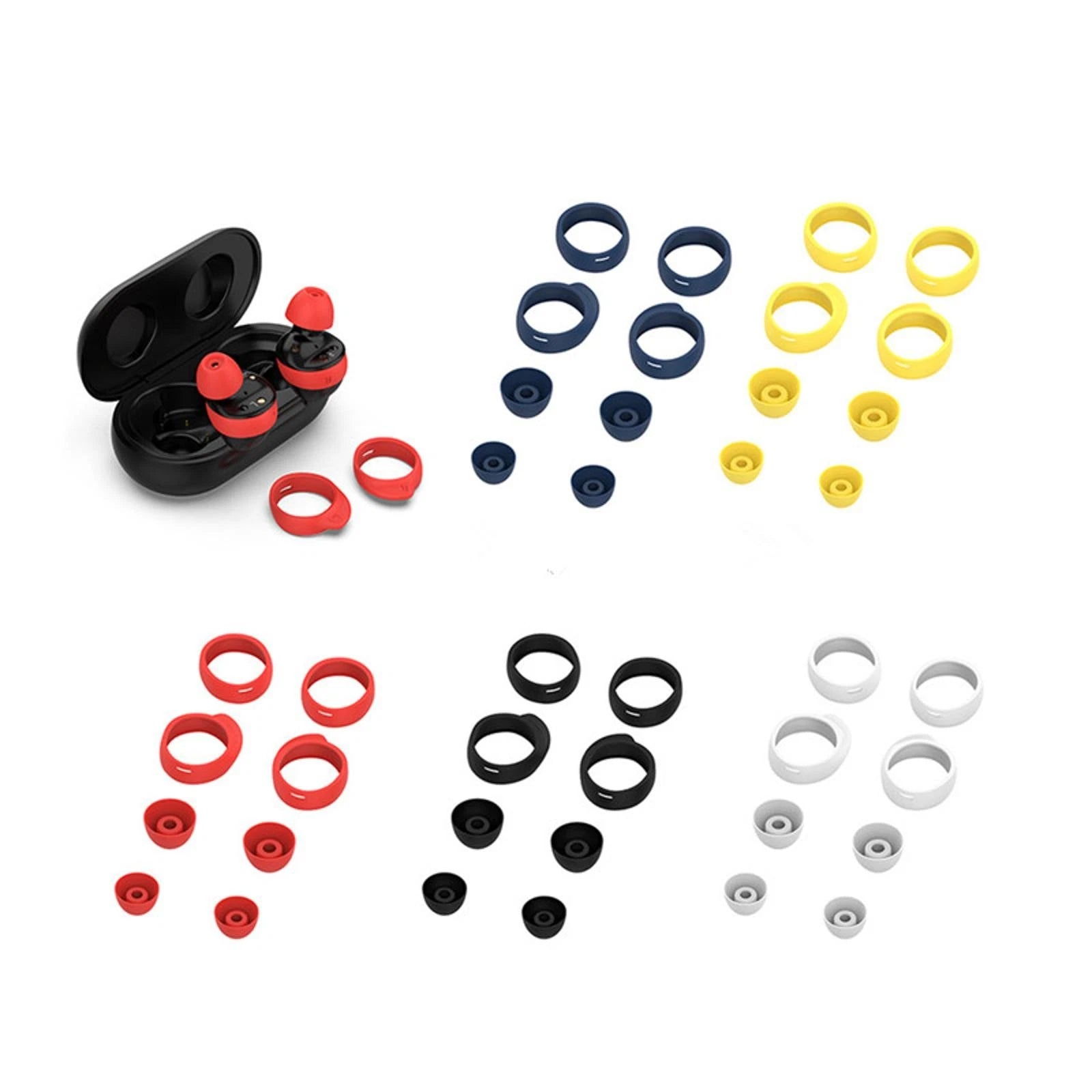 Soft Silicone Earbud Tips Cover For Samsung Galaxy Buds Sports