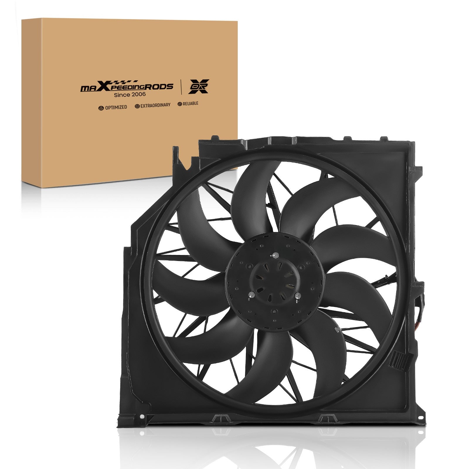 Radiator Condenser Cooling Fan Brushless Motor 600w For Bmw X3 E83