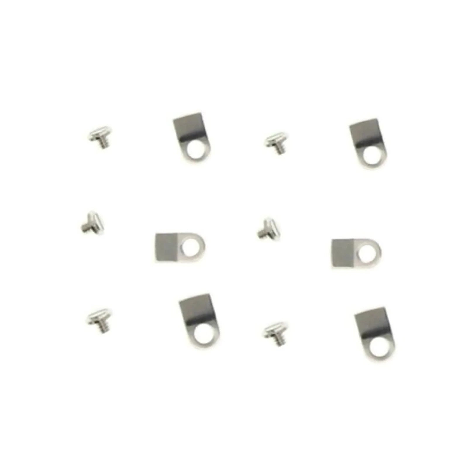 6 Sets Casing Clamps Tab & Screw For Watch Movement Eta 2824 2834