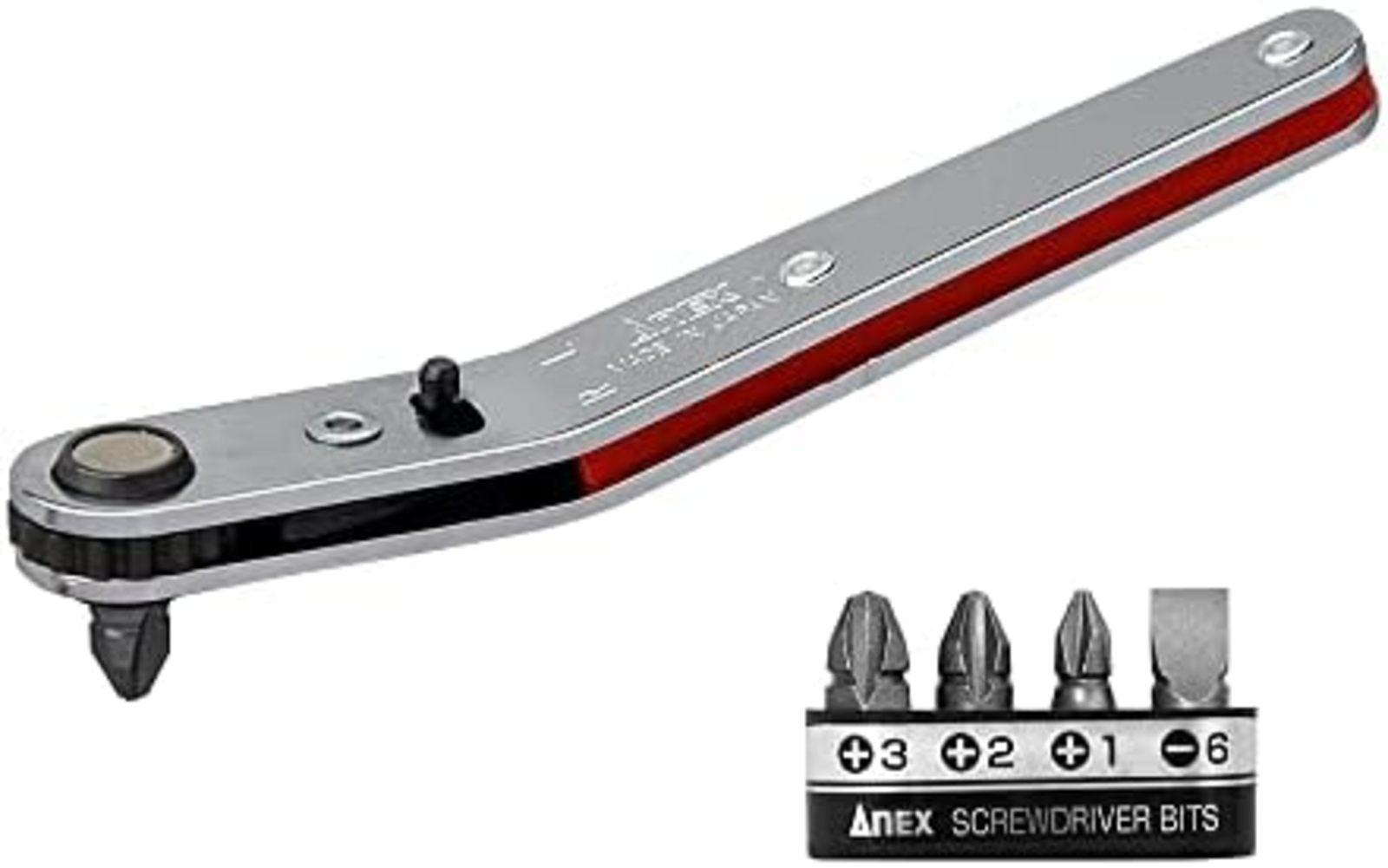 ANEX Ratchet Driver Offset Type Bit Set