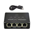 New Rj45 Gigabit Ethernet Splitter 1000mbps Lan Network Internet 1 In