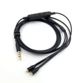 Earphone Audio Cable W/ Volume Control For Shure Se215 Se535 Mmcx