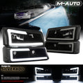 Smoke Headlight Bumper Lamp for Silverado