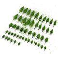 Miniature Trees Model Train Railroad Wargame Scenery Landscape Scale E