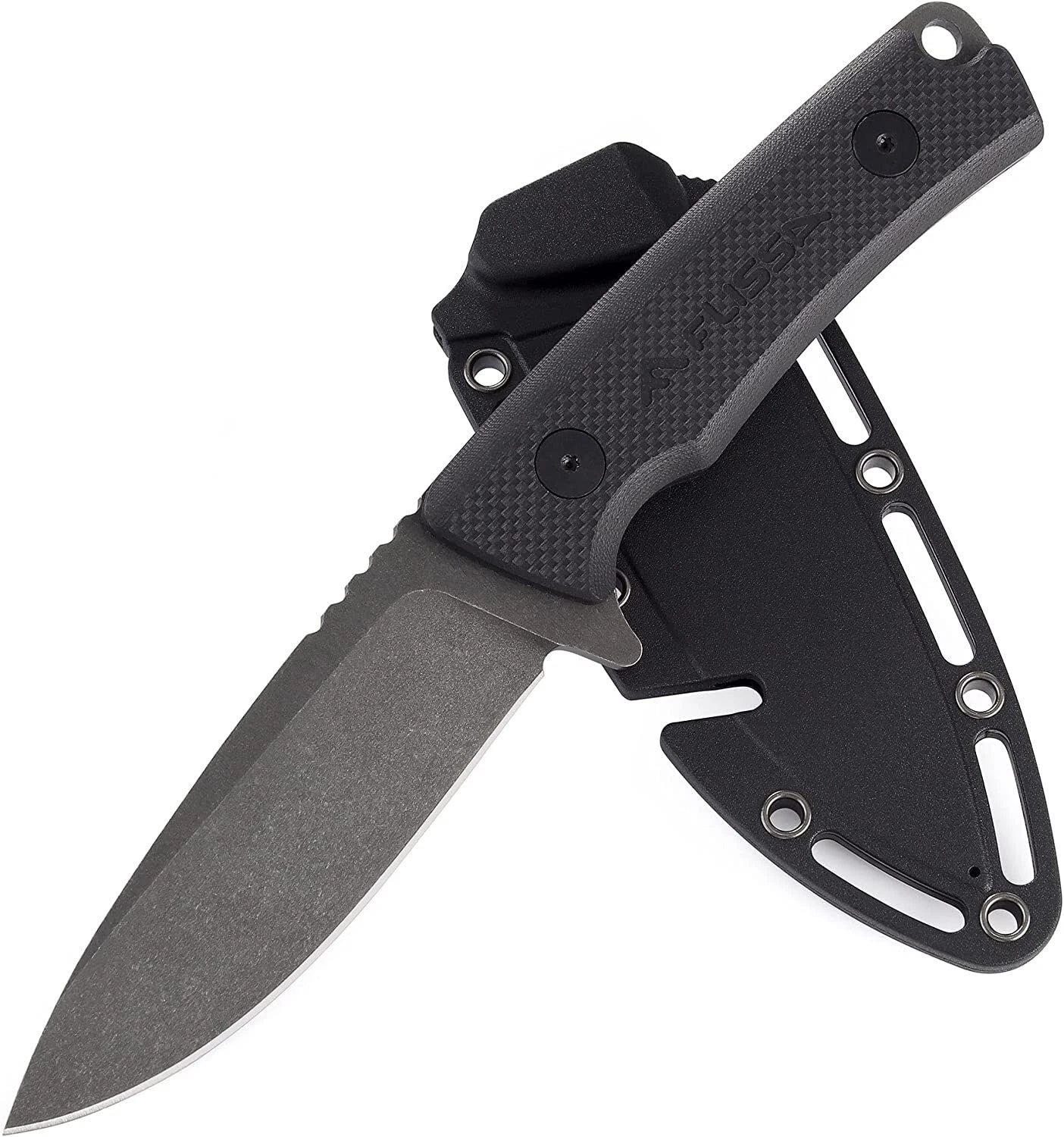 Flissa Fixed Blade Hunting Knife 8-1/2-inch Full Tang G10 Handle