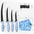 FLISSA 4-Piece Fillet Knife Set by FLISSA