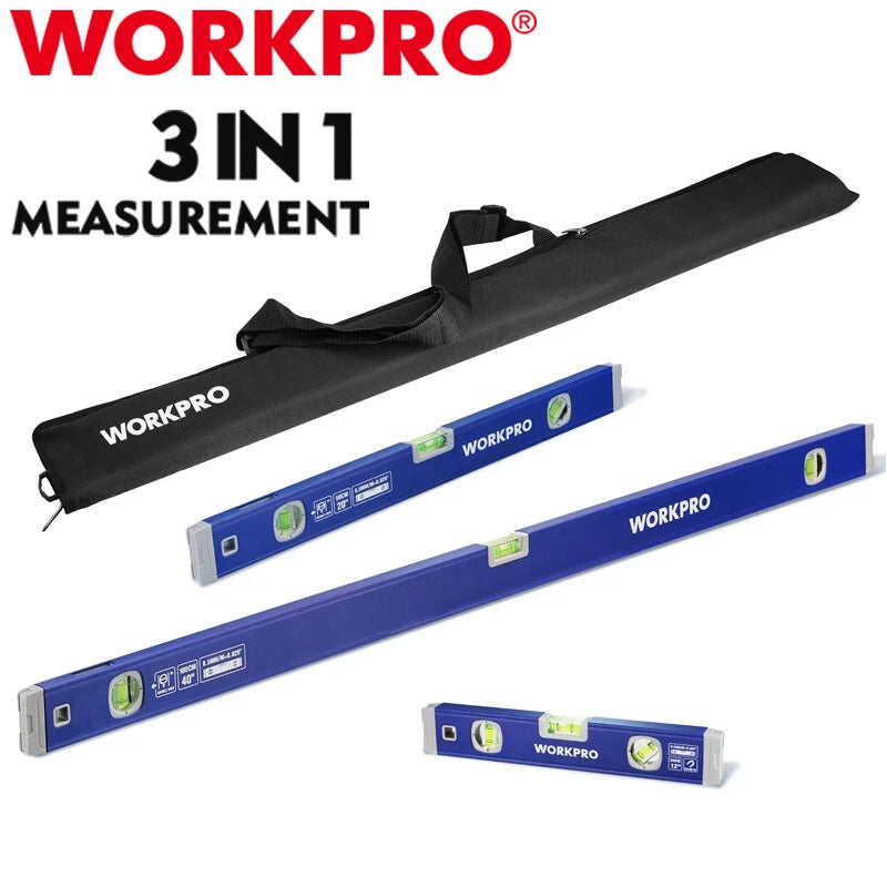 Workpro Spirit Level Set Heavy Duty Level Magnetic | Built Supply Co