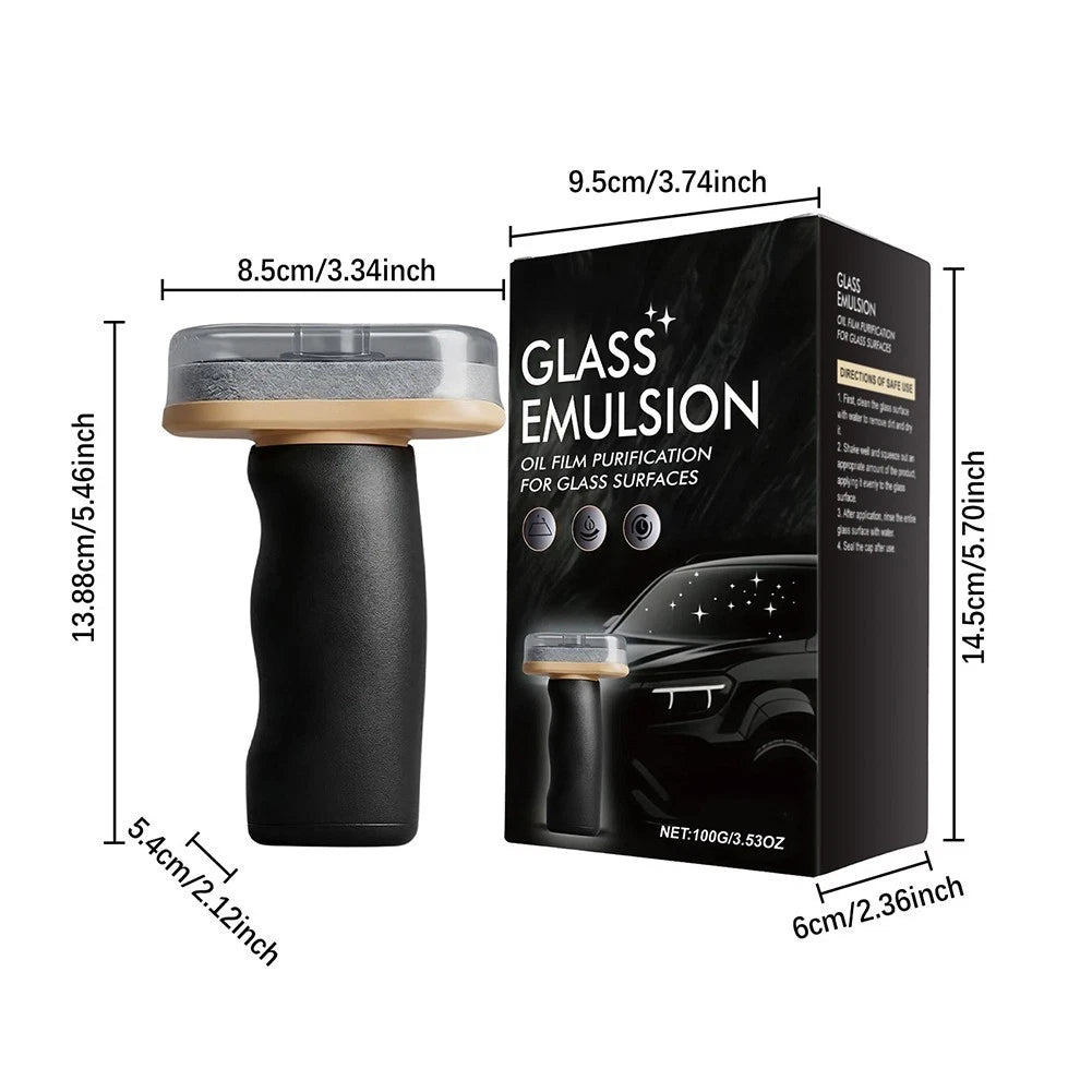 Windshield Oil Film Cleaning Brush For Cars Mirrors And Glass Surfaces