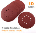 9 inch Sanding Disc Drywall Sander Paper Hook Loop 10-Hole 40 60 80