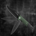 Flissa Folding Pocket Knife With Sandvik 14c28n | Built Supply Co