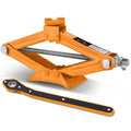4-12.5 In 3306lbs Hydraulic Orange Scissor Lift | Built Supply Co