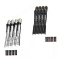 EverBrite 4PACKS Gray/Black LED Pen Light Pocket Flashlights Aluminum
