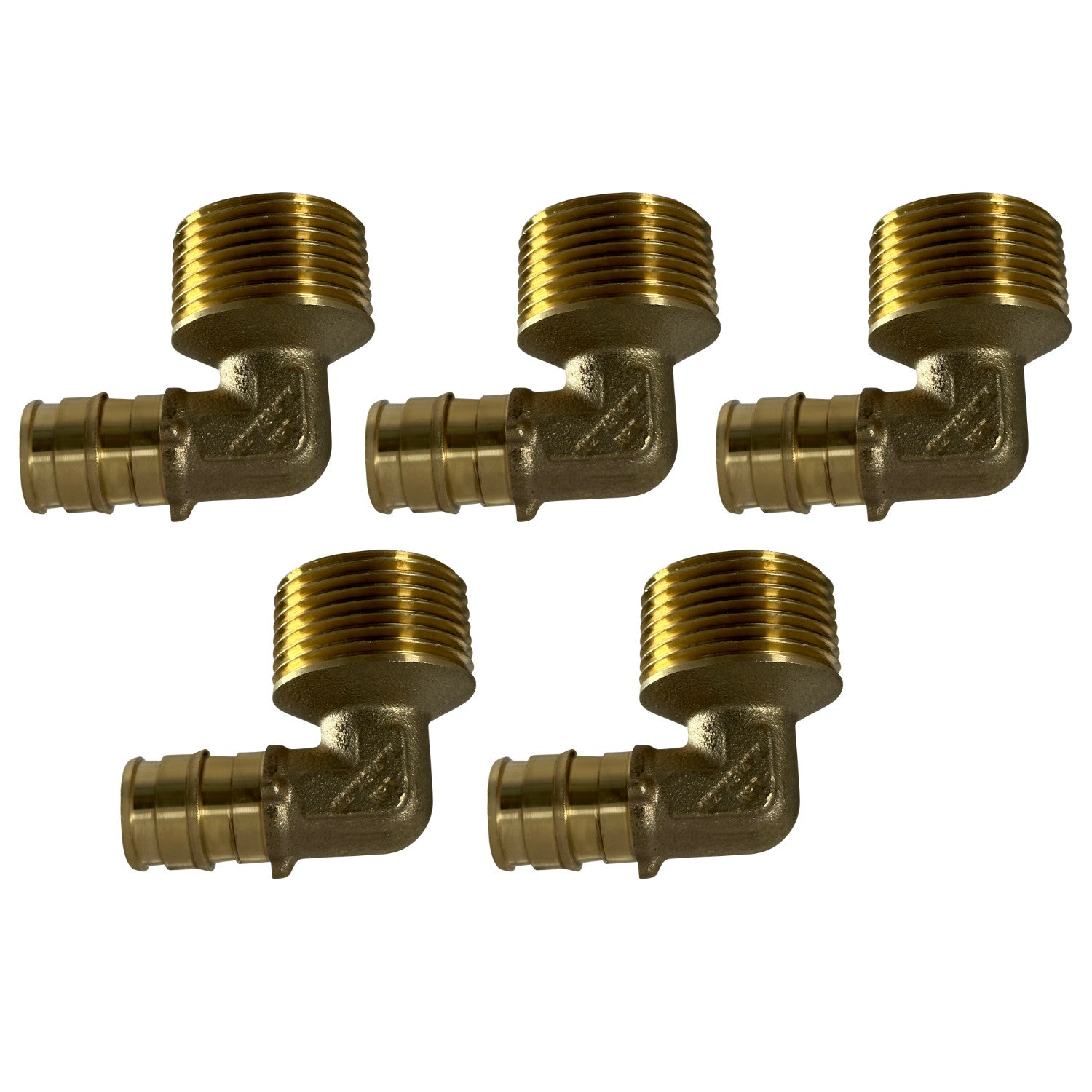 XFITTING 1/2" Pex A x 3/4" Male Elbow - 5 Pack
