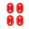 Heavy Duty Rubber Exhaust Tail Pipe Mount Bracket Hanger Accessories A