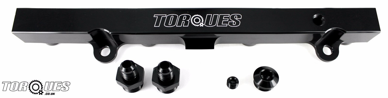 Torques 8AN AN8 Black Billet Aluminium 3 Port Fuel Rail For Honda K20A