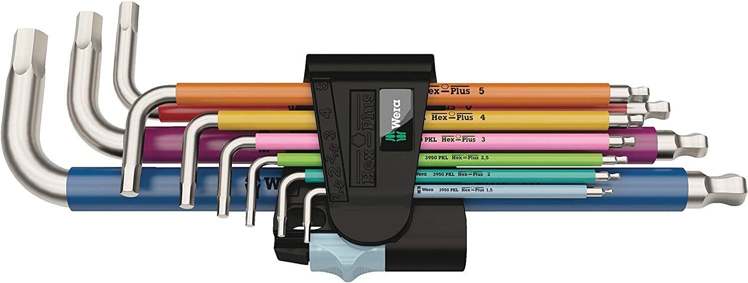 Wera Hex-Plus Multicolour L-key Set