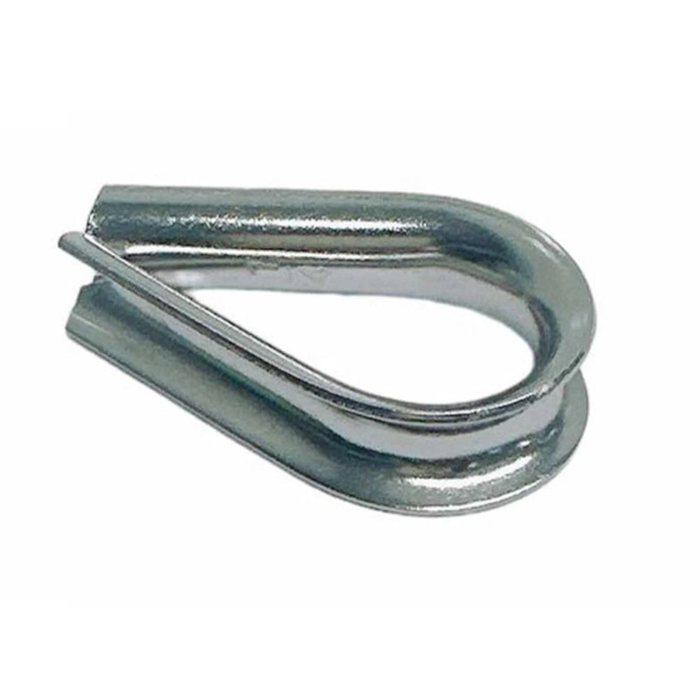 Wire Rope Thimble Light Duty Grade 316 Stainless Steel 1/4 Inch,