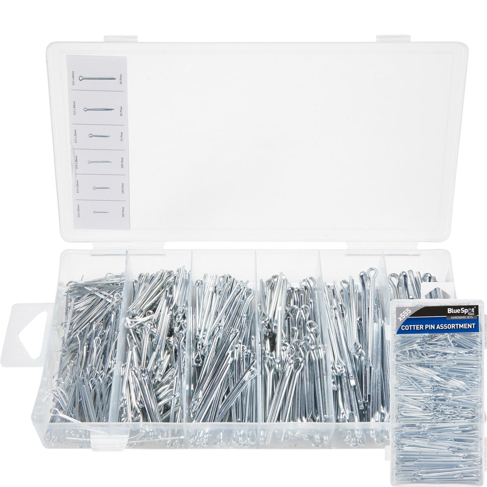 BlueSpot 555pc Split Pin Set