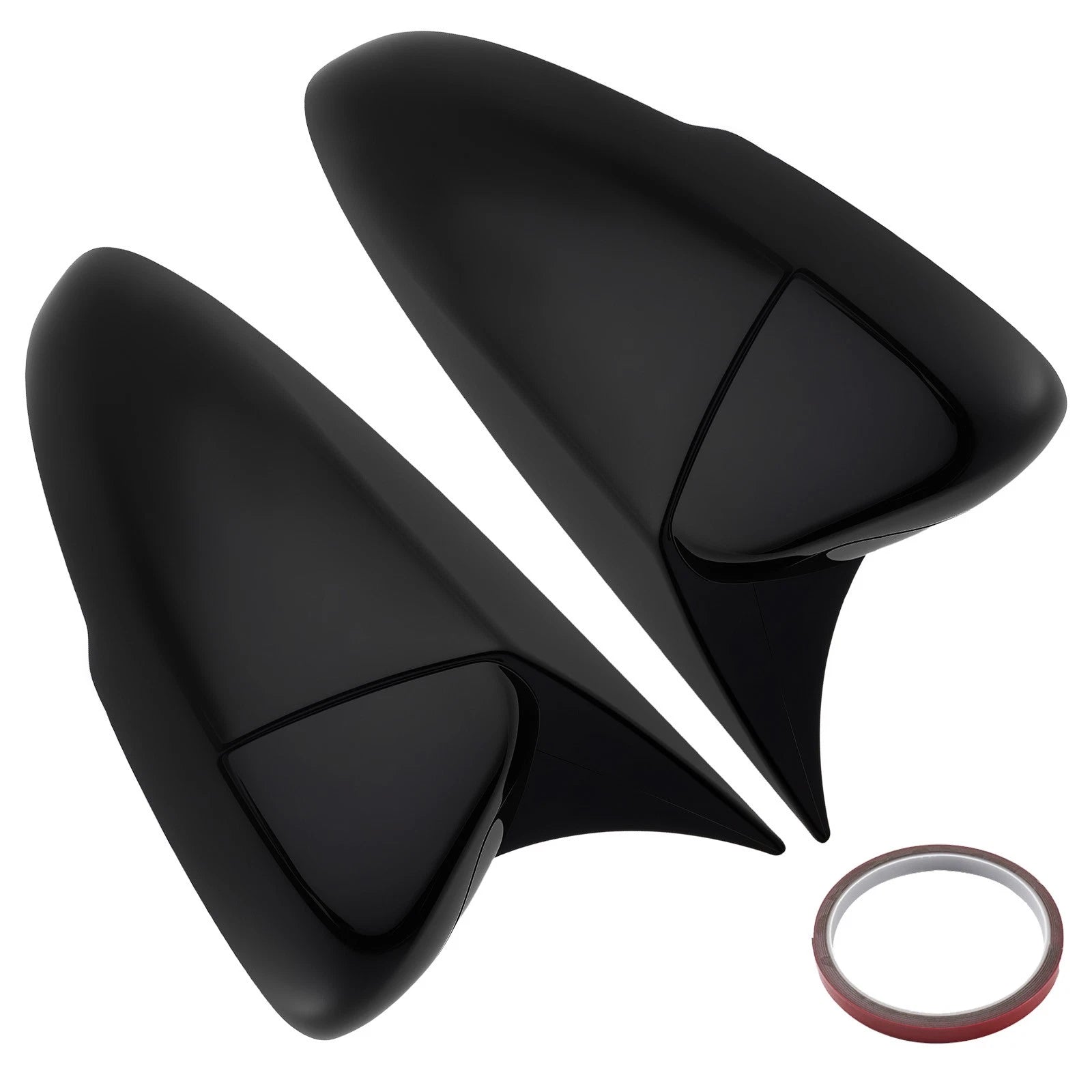 Gloss Black Side Mirror Cover Caps Kit For Honda Accord 2018 2019 2020 2021 2022