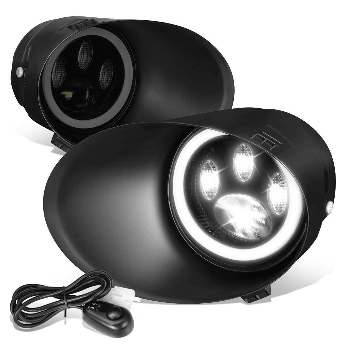 Fit 05-13 Tacoma Tunda Paw Print Projector Led Fog | Built Supply Co