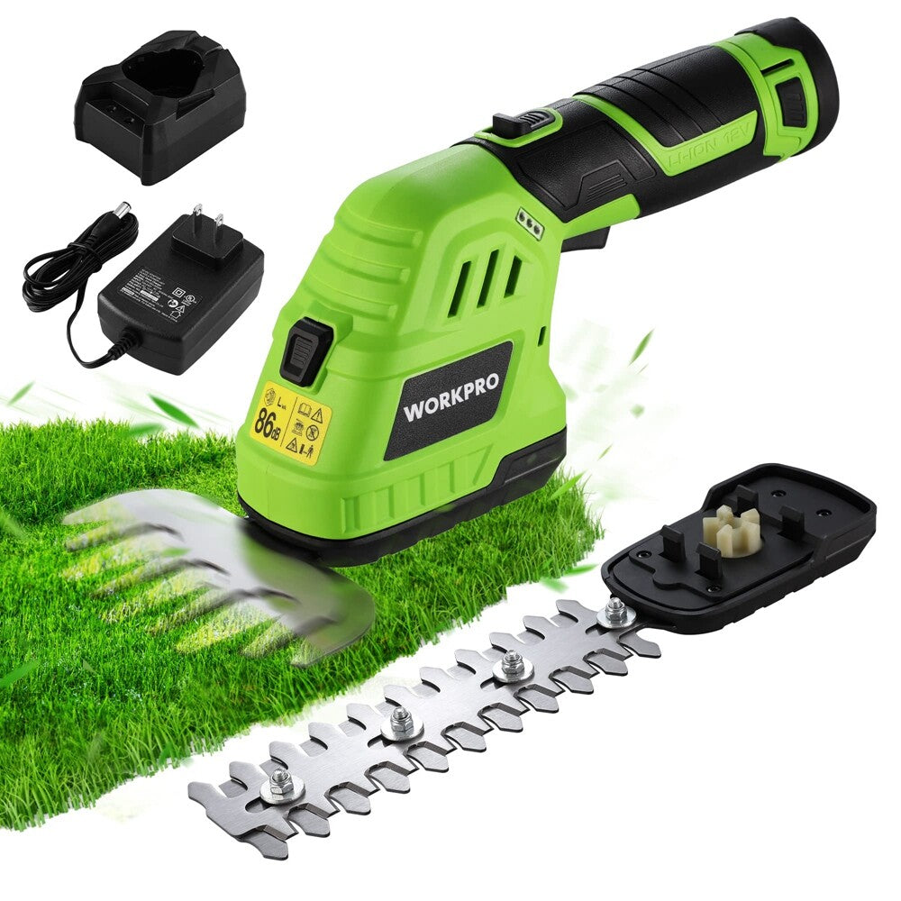 WORKPRO 12V Cordless Grass Shear Trimmer by WORKPRO