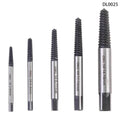 Deli Five-Piece Screw Drill Bit Extractor Bolt Extractor Bolt Stud Remover Tool