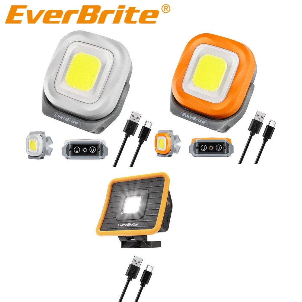 Everbrite 1000 Lumens Rechargeable Work Light Orange/white/c<wbr/>ob