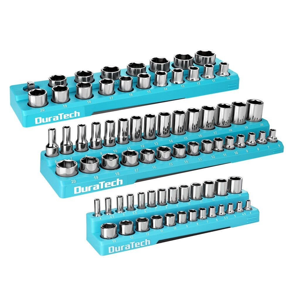 WORKPRO 3PC Magnetic Socket Organizer Set by WORKPRO