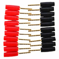 High-quality Material Speaker Pin Connectors 2mm Gold Plated Banana