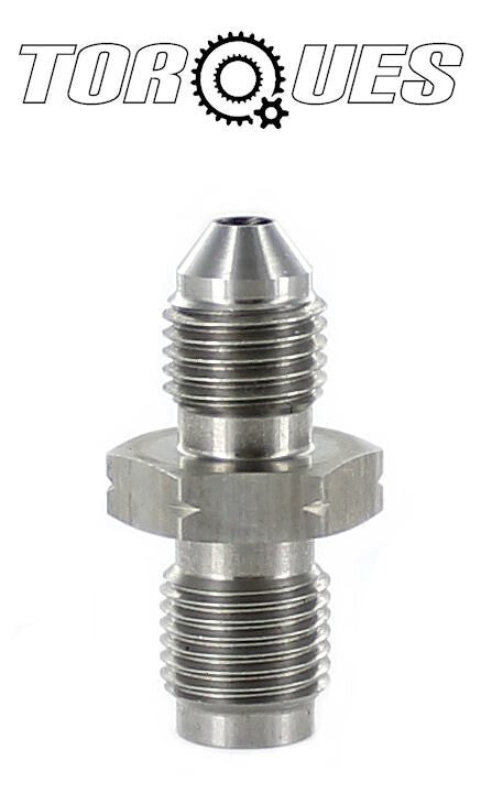 AN -3 ( 3AN) M10x1.0 Metric Stainless Concave Adapter 14mm Hex