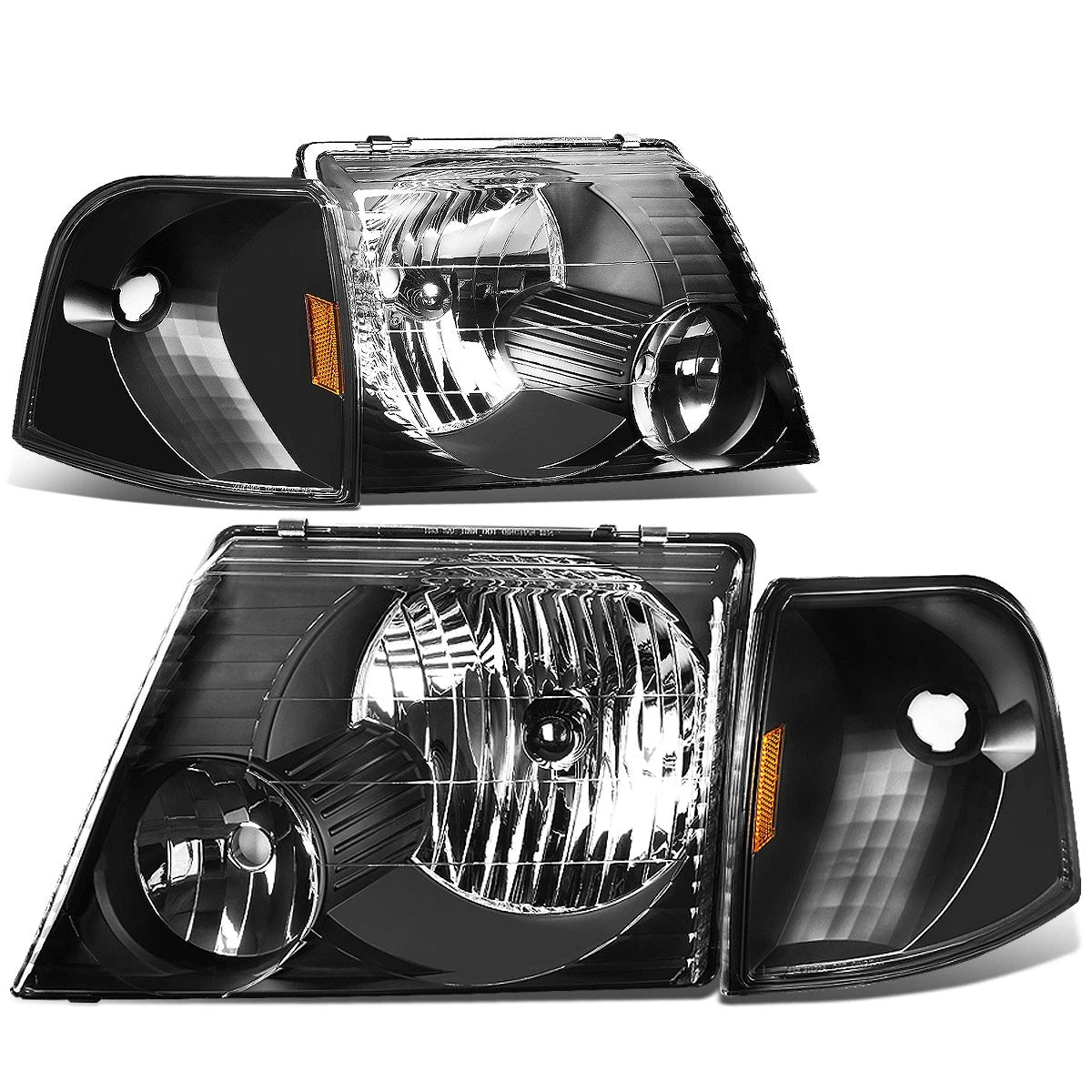 Fit 2002-2005 Ford Explorer Pair Black Housing | Built Supply Co