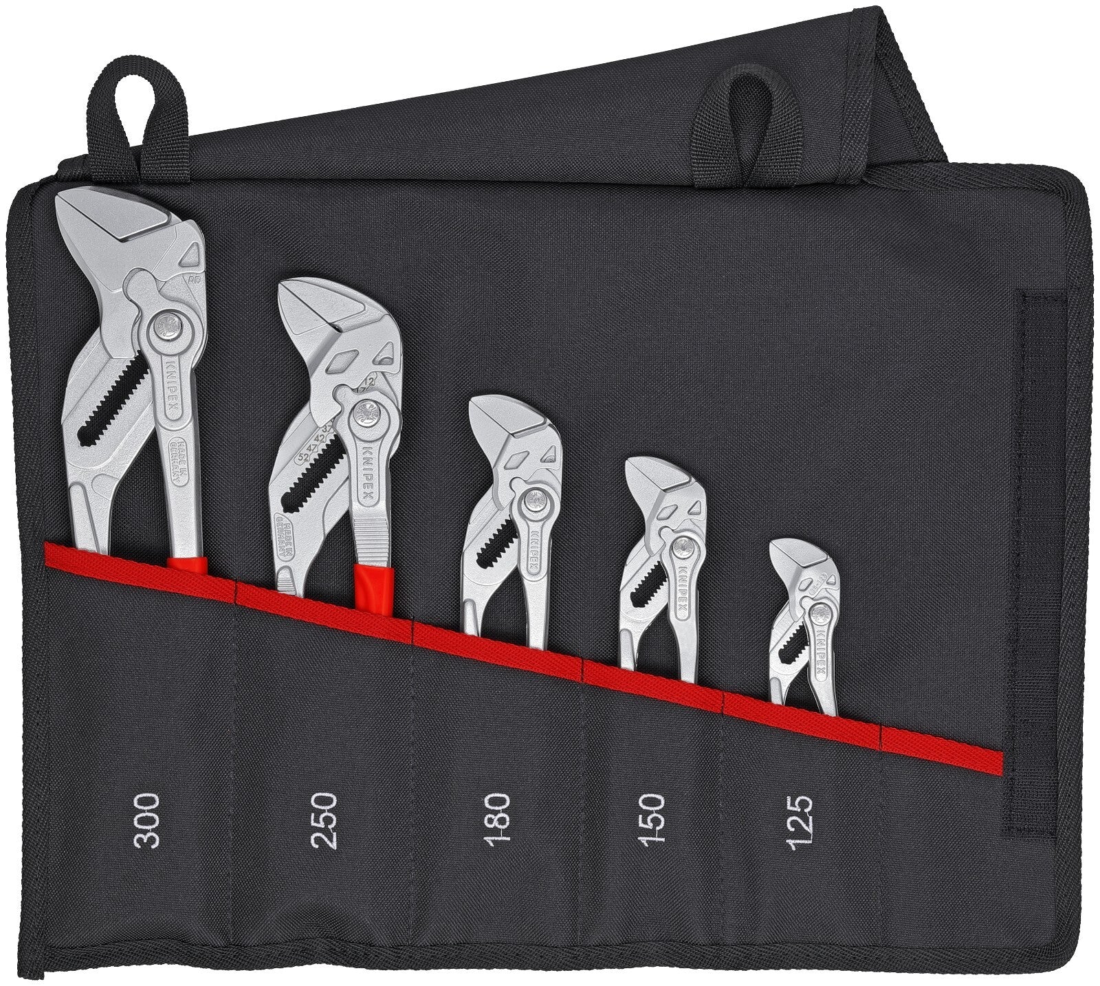Knipex 5pc Pliers Wrench Set 5" to 12"