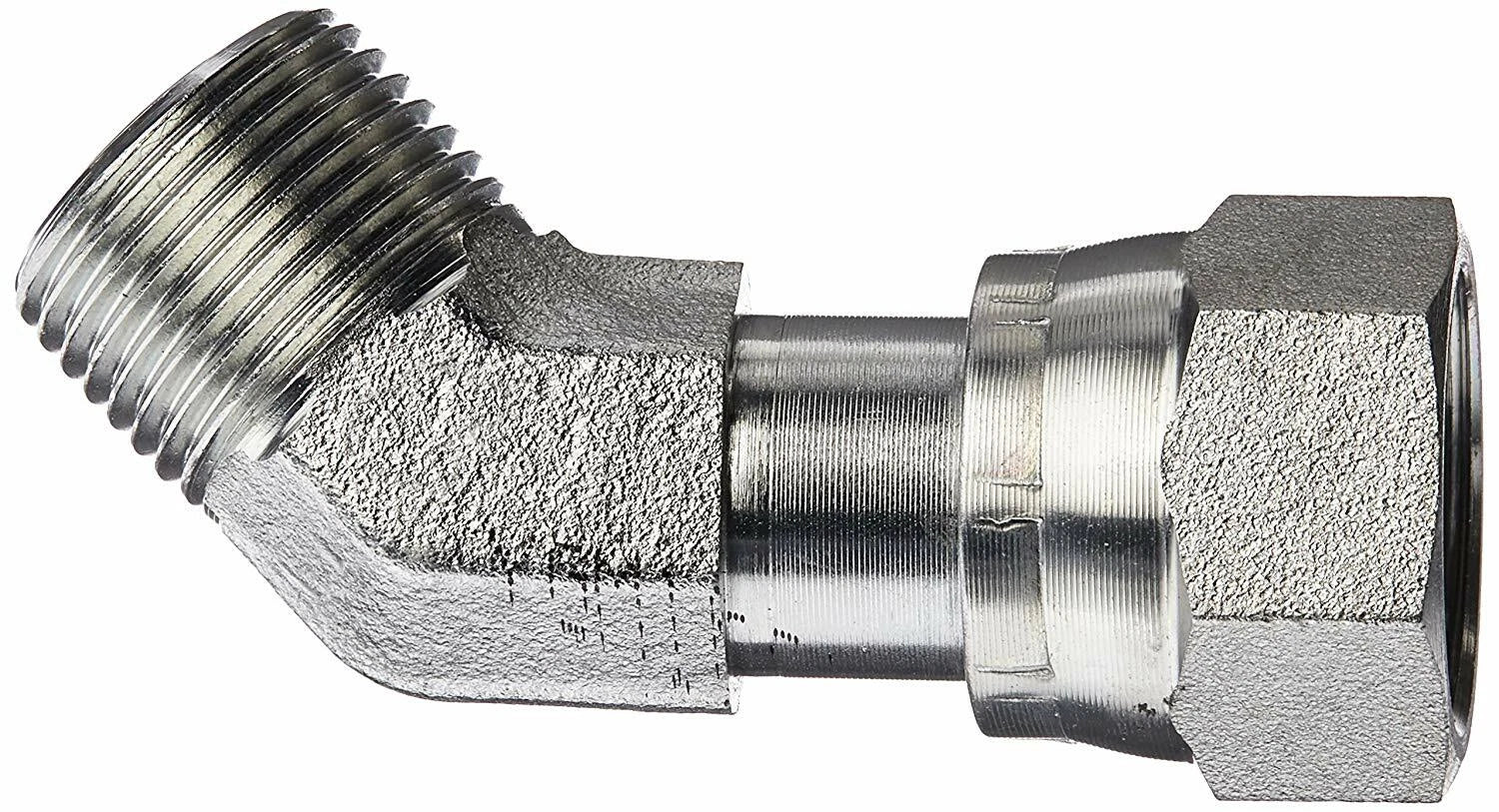 Hydraulic Adapter - 08 Male Face Seal X 08 Female Face Seal 45