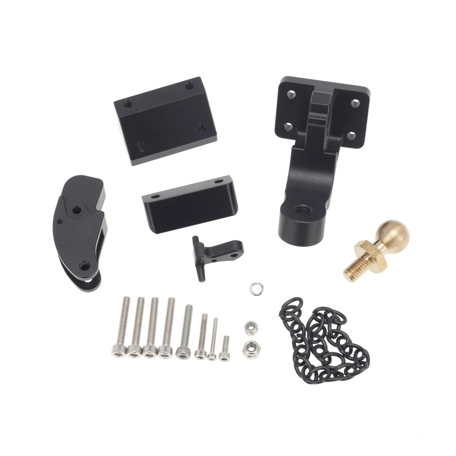 Metal Hitch Trailer Tow Hook For Axial Scx6 Axi05000 1/6 Rc Crawler
