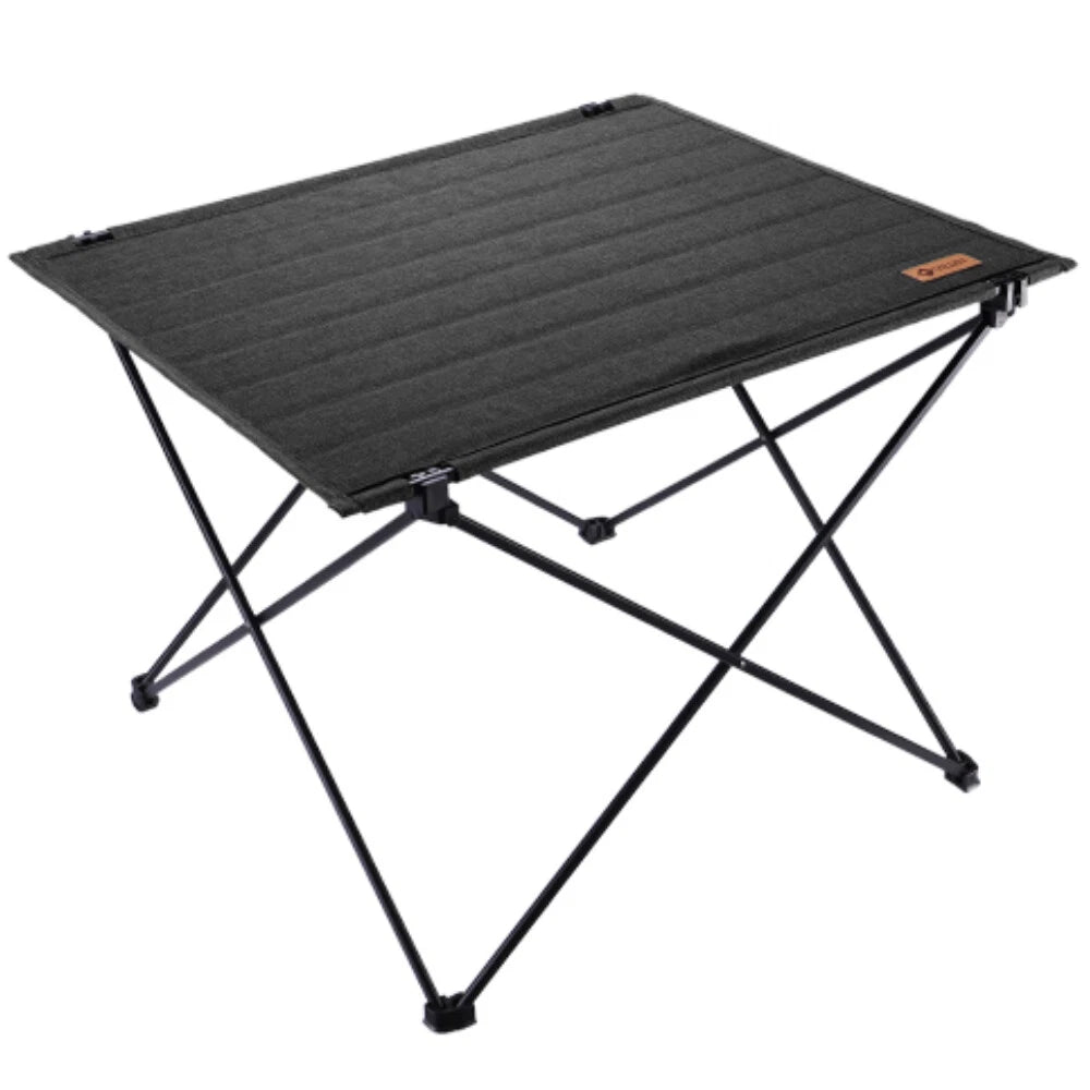 VILLEY Portable Folding Camping Table Beach Table Reinforced Aluminum Panel wBag