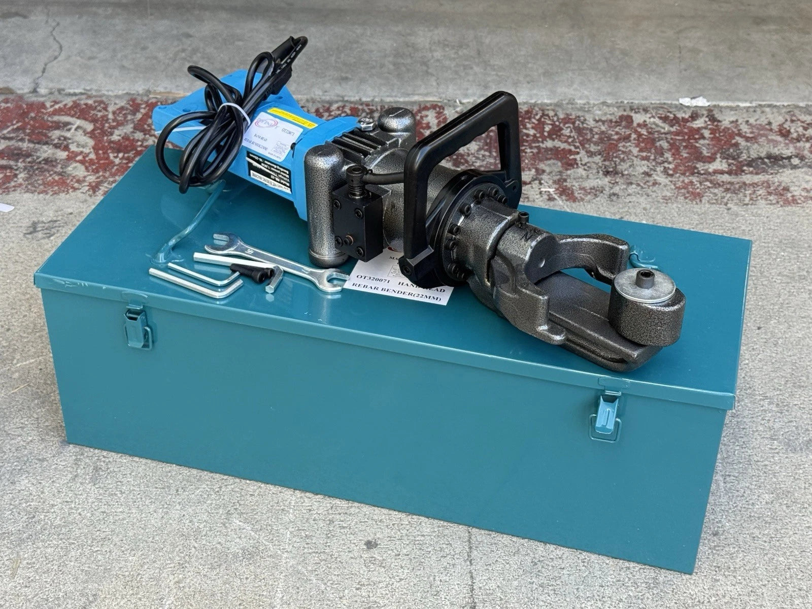 Rb22 1050 Watt Portable Electric Hydraulic Hand Held #6 Rebar Steel