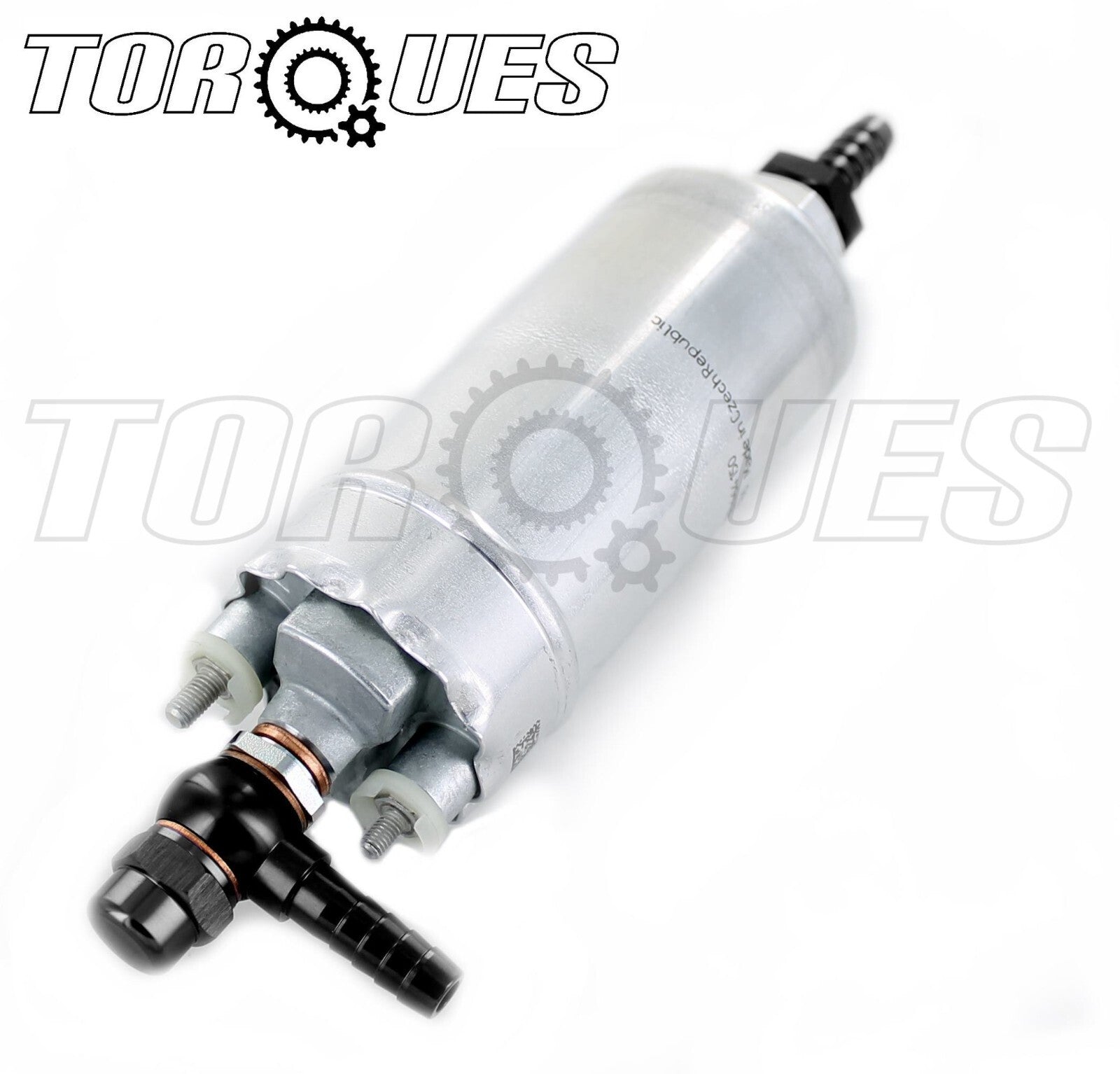 Bosch 0580464200 Fuel Pump with Black 8MM Barbed Banjo Out / 10MM Barb